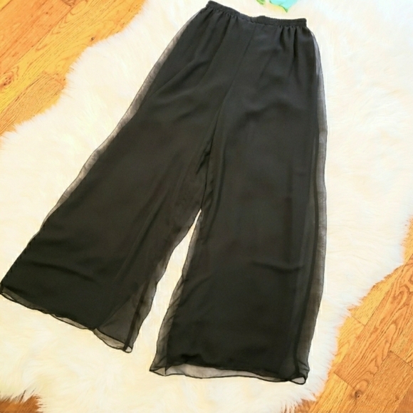 PATRA FLOWY BLACK DRESS PANT - Picture 7 of 7